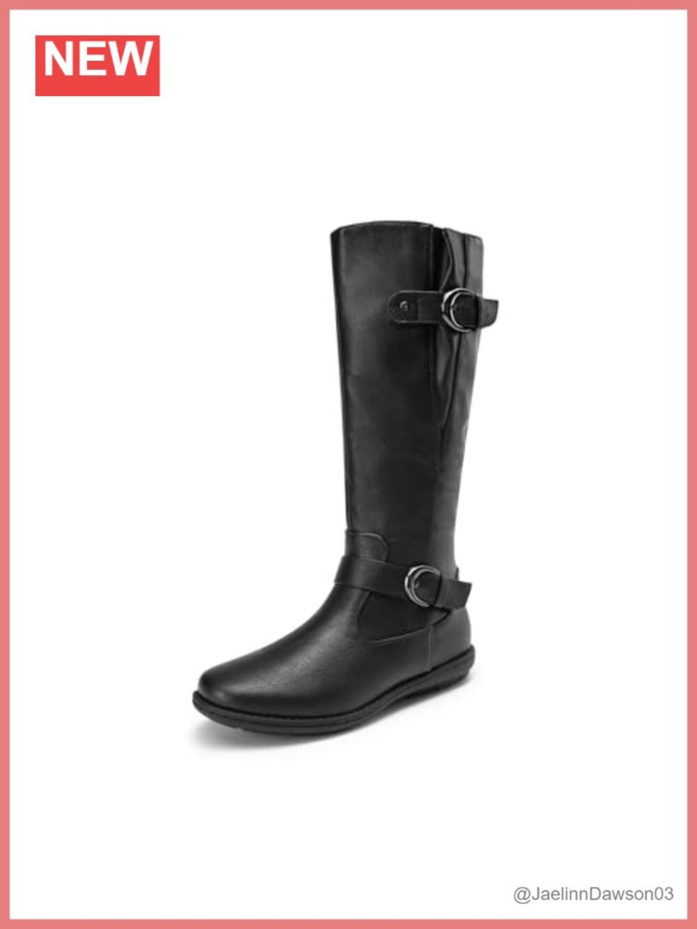 Faux Fur-Lined Knee High Winter Boots with Zipper